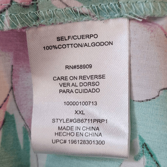 Gianni Bini Mint Green and Pink Floral Mini Skirt Size XXL NWT (3821) - Picture 6 of 7